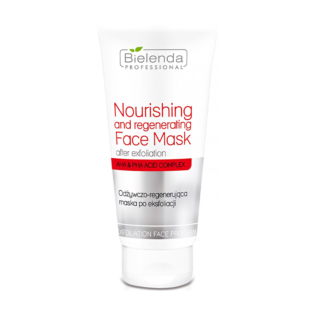 Відновлювальна живильна маска для обличчя Bielenda Professional Exfoliation Face Program Nourishing &amp; Regenerating Face Mask, 175 мл